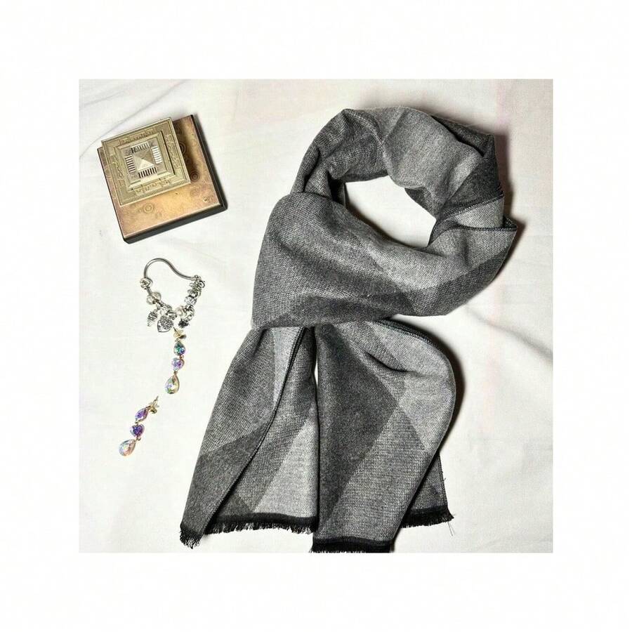 Women's Scarves - 灰色 - 查看 1