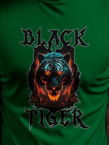 Men T-Shirts - 軍綠色 - 查看 2