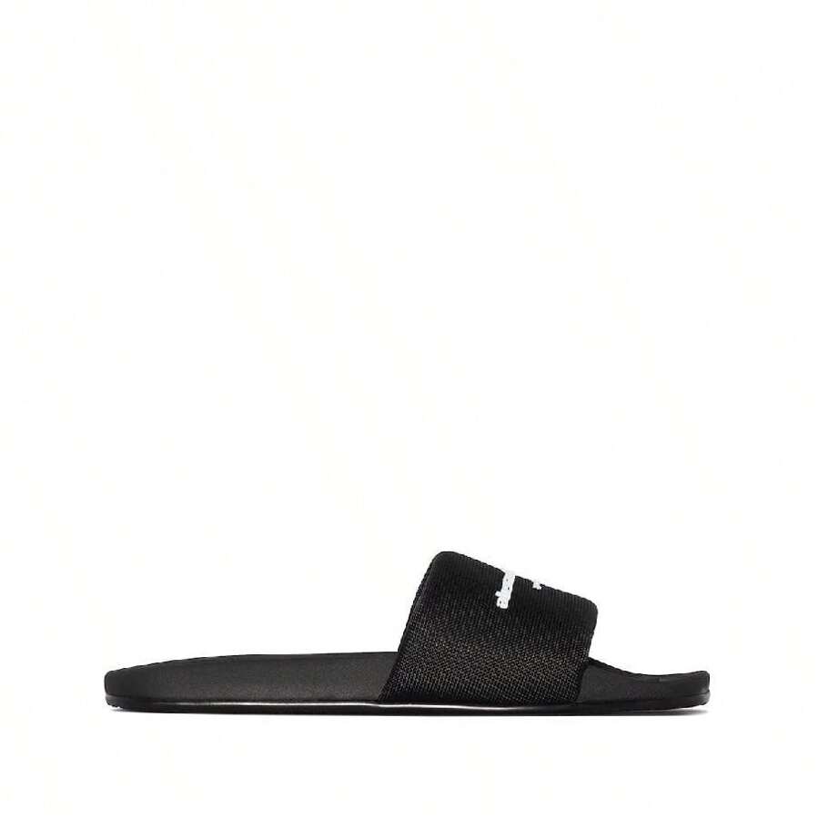 ALEXANDER WANG - Women Pool Slides Sandals - Black - View 1