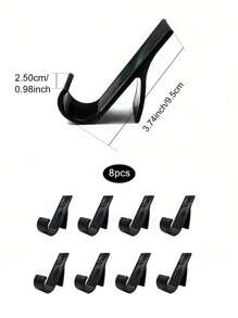 1 件廚房浴室夾式儲物架、毛巾架加熱毛巾架毛巾加熱器架衣架圍巾衣架掛鉤 - 白色 - 查看 4