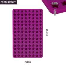 1个硅胶星形模具，适用于巧克力、糖果和软糖，112个模腔，非常适合DIY手工、婚礼和派对、婚礼和生日用品、家居和派对装饰。