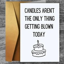 Tarjeta de cumpleaños de amor sucio y seductor - Ingenioso y procaz para esposo o novio - Broma hilarante en el interior - Una sorpresa atrevida pero reflexiva para su día especial - 1 pieza, idea de regalo de diseño de alta calidad, Navidad