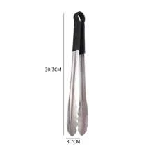 加厚超長燒烤鉗，適用於燒烤，炸餅，鐵板牛排，廚房不鏽鋼家用魚糕夾，超厚食品鉗，燒烤，野餐，露營，花園，露台，戶外，假期，派對，花園戶外裝飾 - 彩色 - 查看 20