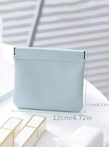 1 Túi đựng đồ đóng tự động, Túi đựng đồ du lịch mini màu trơn, Ví cầm tay, Túi đựng tai nghe, Ví đựng tiền xu màu trơn, Túi lưu trữ dòng dữ liệu di động để ngoài trời, Đồ dùng học tập du lịch Quà tặng giáo viên Trở lại trường Phụ kiện giáo viên - Nhiều màu - Xem 4
