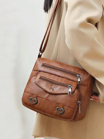 New Korean Fashion Soft Leather Women's Travel Backpack