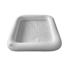1pc Inflatable Ice Bar - Inflatable Salad Tray - Water Inflatable Ice Chute Ice Bucket Drink Fruit Ice Tray - Summer Outdoor - White - View 7