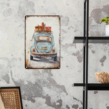 1入復古金屬錫牌-20.32x30.48cm-有趣的復古汽車海報牌匾，車庫金屬藝術壁飾，適用於家庭、房間、公園、車庫、男人窩-引人注目的8*12in