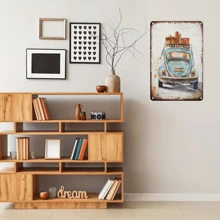 1入復古金屬錫牌-20.32x30.48cm-有趣的復古汽車海報牌匾，車庫金屬藝術壁飾，適用於家庭、房間、公園、車庫、男人窩-引人注目的8*12in