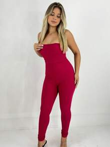 Women Jumpsuits - Màu Hồng Tươi - Xem 1