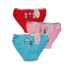 12 piezas de calzoncitos de algodón para niña de 2-10 años diferentes estampados se envían al azar