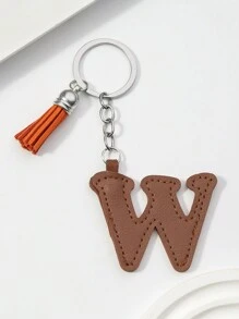 Móc khóa tua rua nhiều màu bằng da PU thủ công mới với 26 chữ cái tiếng Anh, móc khóa bằng da nhiều màu sắc làm quà tặng lễ hội sáng tạo, quà lưu niệm và quà tặng cho bạn bè, quà tặng sáng tạo cho bạn gái, quà tặng lễ hội, móc khóa cho điện thoại di động và chìa khóa xe hơi, phụ kiện túi xe học sinh dễ thương theo phong cách Goth Y2k - Nhiều màu - Xem 29