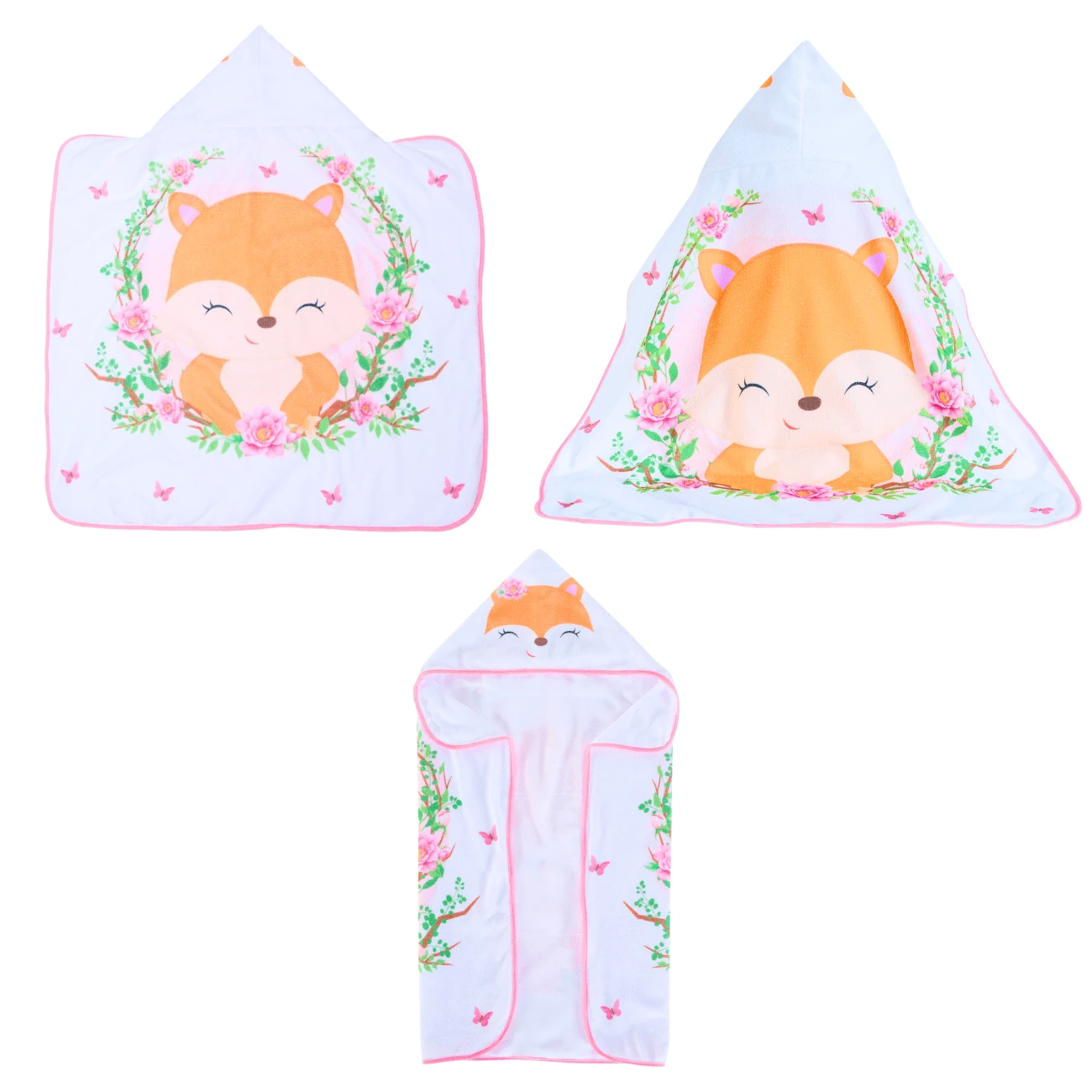 Baby Towels & Bathrobe - 橘色 - 查看 1