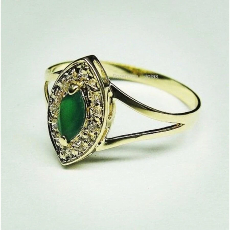 Women Single Ring - 金色 - 查看 1