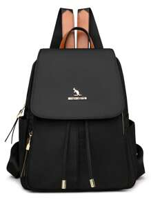 Mochilas retro de mujer estilo Oxford, bolsos de diseñador de alta calidad, mochila rústica de gran capacidad para dama, bolsas de libros 2024