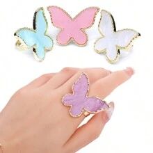 1入組睫毛延伸亞麻膠環托架假睫毛樹脂石膠片指甲彩色梳妝台化妝工具 - 彩色 - 查看 2