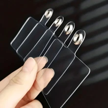 5 件/10 件透明卡片贴纸 - 非常适合手机壳、挂绳、手链等 - 防丢失和防掉落背夹 - 無色 - 查看 6