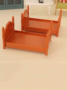 1 Bộ mô hình thu nhỏ nhà búp bê tỷ lệ 1:12, đồ nội thất giường tầng, phụ kiện cảnh, kèm bộ đồ giường (bao gồm chăn, đệm, gối), không bao gồm búp bê, quà tặng tốt nhất - Nhiều màu - Xem 5