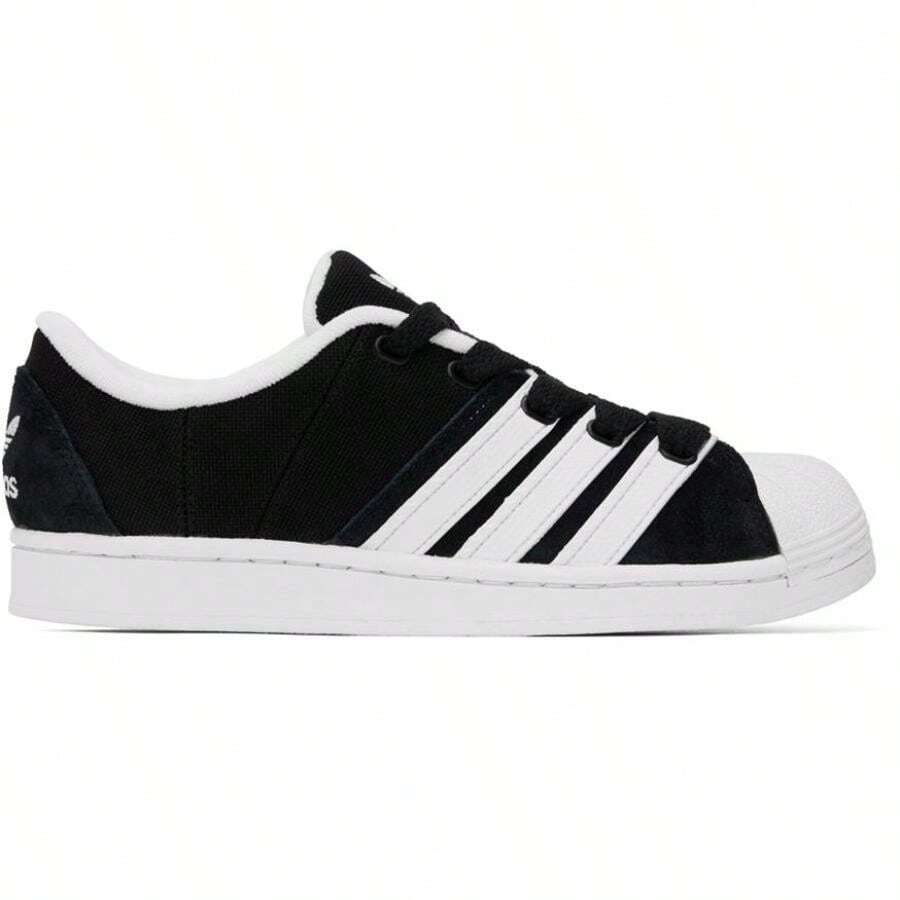 Adidas Giày thể thao Superstar Supermod đen trắng Originals - mặc định - Xem 1