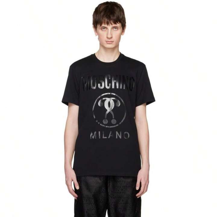 【送料&関税込】Moschino double Question Mark T-shirt Moschino 'double Question Mark T-shirt | italist