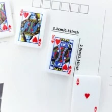 Bộ 5 miếng nam châm tủ lạnh mini, miếng dán từ tính trang trí cho bảng tin, đồ trang trí sòng bạc, phụ kiện nhà bếp, quà tặng ngày lễ - Nhiều màu - Xem 3