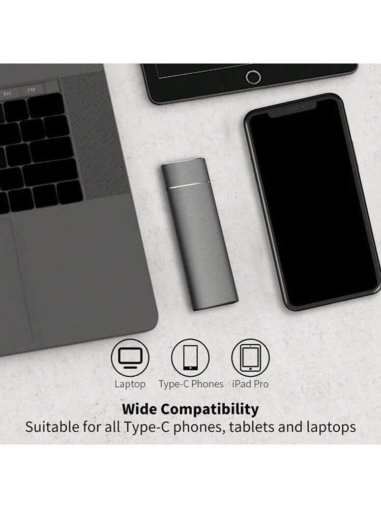 Draagbare SSD 2TB Professional Externe Solid State Drive