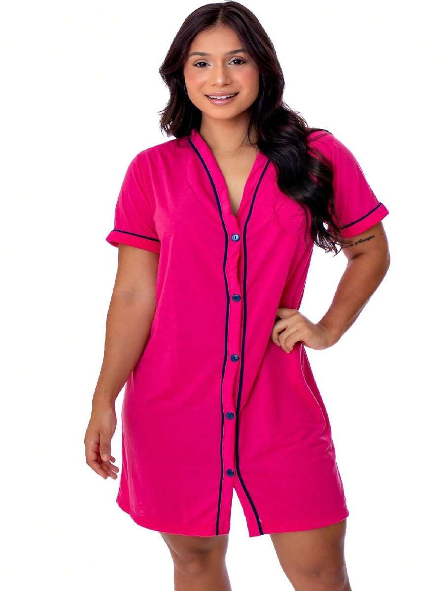 Maternity Sleepwear - 粉色 - 查看 1