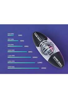 Ein metallischer selbststartender leiser Handgelenk-Powerball Armtrainer