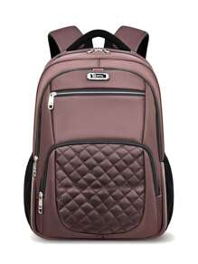 Men Functional Backpacks - 巧克力棕 - 查看 6