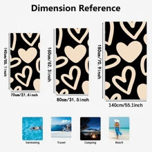 1 pezzo Asciugamano da spiaggia in microfibra con stampa leopardata, asciugamano rapido in stile cartoni animati per uso quotidiano, sport, nuoto, attività all'aperto, fitness, hotel, stampa digitale, extra large per viaggi estivi, vacanze, decorazione bagno, articoli essenziali per la spiaggia