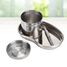 Bandeja Médica Bandeja De Instrumentos De Acero Inoxidable LEODY - Gris Claro - Ver 2