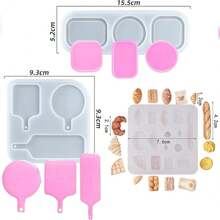 1 Máy Tính Thu Nhỏ Khay Bánh Mì Nhựa Khuôn Silicon Để Đúc Nhựa Dính Tự Làm Nghệ Thuật Thủ Công Mini Nhà Đồ Chơi Phụ Kiện Nhà Bếp màn Hình Trang Trí - Nhiều phong cách - Xem 2