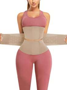 Của phụ nữ Huấn luyện viên vòng eo Thể dục Eo Giảm béo Kẹp , Thoáng khí Đai nịt bụng , Kiểm soát bụng Áo Shapewear - màu đen - Xem 3