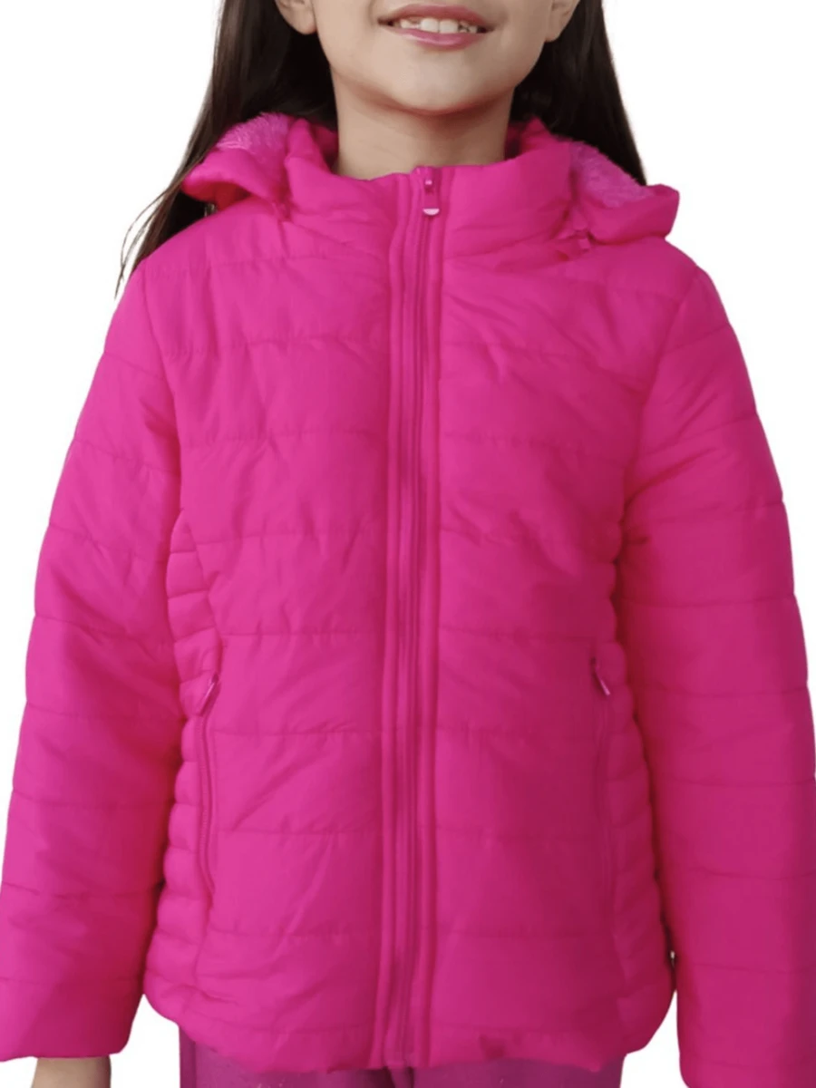 Young Girls Denim Jackets & Coats - 玫紅色 - 查看 1