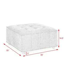 LZ Home L-Shape Modular Sectional Sofa, Diy Combination - White - View 9
