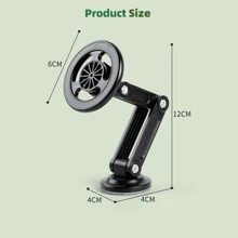 360 ° drehbarer magnetischer Autotelefonhalter Autonavigation Magsafe Telefonständerhalterung Faltbarer Telefonhalter
