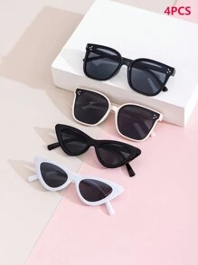 2pcs Children Fashionable And Cute Fashion Glasses Baby Fashion Glasses For Kids - Multicolor - View 12