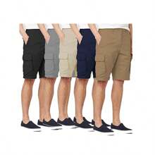 Pantalones cortos para hombre - Negro - Azul marino - Blanco - Ver 2