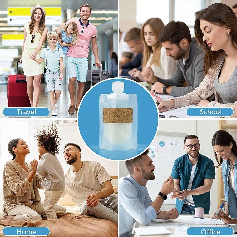 12 Pieces Travel Pouches For Toiletries, TSA Approved Portable Travel