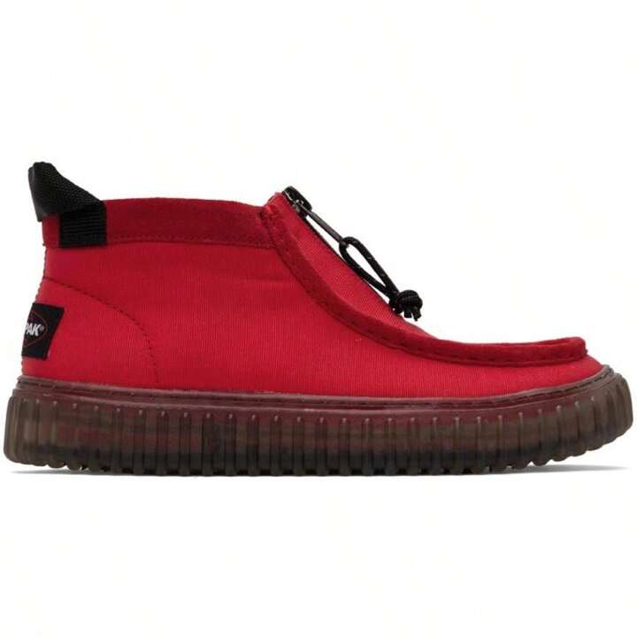 Clarks Originals Red Eastpak Edition Torhill Zip Boots | SHEIN USA