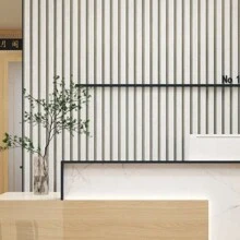 1 Roll Of Non-Self-Adhesive Waterproof PVC Wall Sticker, Minimalist & Modern Countryside Style, For Studys, Living Rooms And Bedrooms Wall Cover-Up - Multicolor - View 16