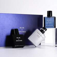 Set De Perfumes Para Hombre Azure Gift Box Set De 3 Piezas  Perfume para hombre, perfume sexy en aerosol para hombre, perfume de larga duración, conjunto para hombre - Fresco - Ver 2