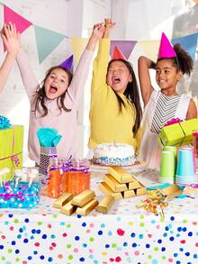 Caja de regalo grande de 8 piezas con lingotes de oro dorado, caja de dulces, embalaje para fiesta de cumpleaños, caja de bocadillos, favor de boda - Dorado - Ver 3