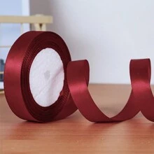 1 Roll 2cm Wide Ribbon, Satin Ribbon, DIY Ribbon For Bows, Gift Wrapping,