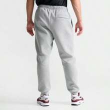 Sportswear Club Fleece Jogger Pants - BV2671-063/Dark Grey Heather/Matte Silver/White - View 5