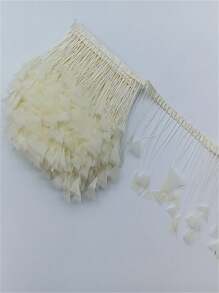 1Yards 10-15cm-4-6inch Pheasant Chicken Feathers Trims Sewing In Dress Fringe For Clothes Diy Needlework Decor Wedding Plume Crafts Accessories