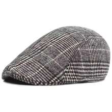 Men's Warm Baseball Cap, Spring/Autumn/Winter, British Plaid/Beret Cap Striped, Fashion/Casual, Versatile Hat