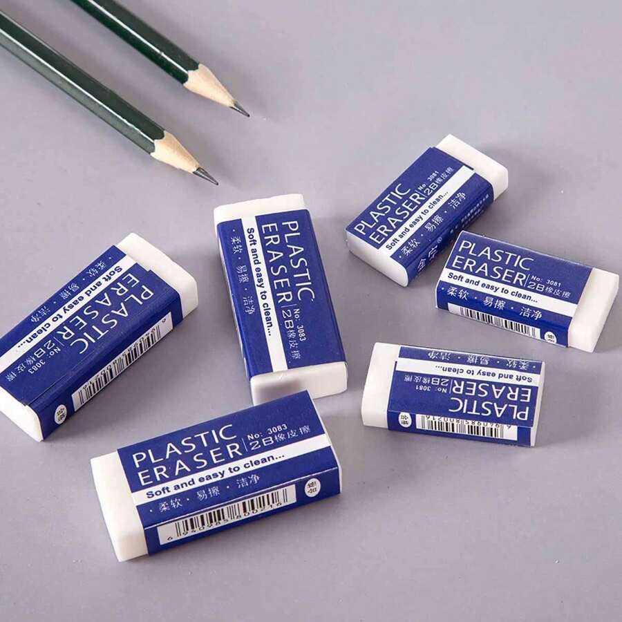One Set Of 30 Pieces Of 2B Erasers Specifically For Students' Exam
