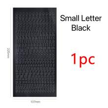 1pc Gold Foil English Letter Scrapbooking Sticker, INS Style Waterproof DIY Journal Material Scrapbook Decoration Stickers Suitable For Various Scenes Like DIY, Books, Etc., Stickers, Wall Decal, Vinyl Decal For Home Decorations, Spring Decoration Items Refresh Your Home, Rama Decoration Stickers