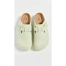 Birkenstock Boston Soft Footbed Sandals - faded lime - View 5