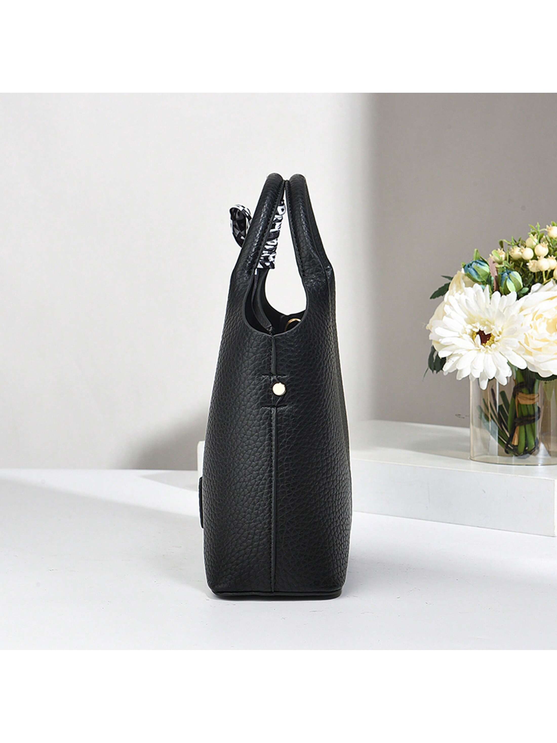 قطعة واحدة من حقيبة يد النساء الجلد الاصطناعي الأس...